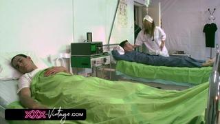 Anal sex at the hospital with a hot nurse