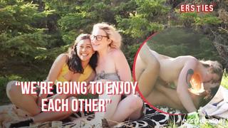 Ersties - Hanna & Jin Take Things Outdoors For a Hot Lesbian Sex Session