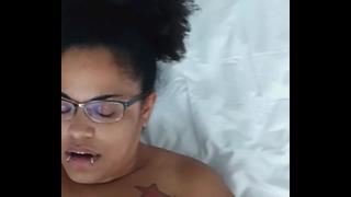 FreckleFace420 getting fucked on a bed