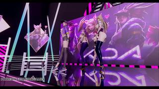 [MMD] LAYSHA - Chocolate Cream Hot Striptease Kpop Dance Ahri Akali Kaisa Evelynn KDA League of Legends 4K 60FPS